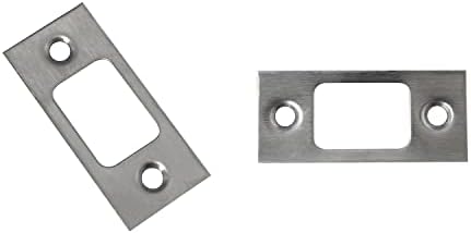 2-Piece Stainless Steel Door Backplate Satin Brushed Nickel