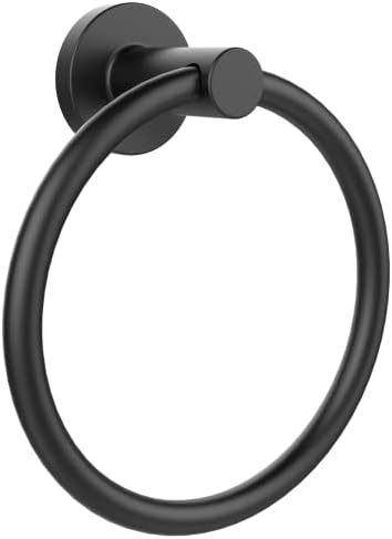 SetSail Towel Holder for Bathroom Wall Matte Black 304 Stainless Steel Easy to Install