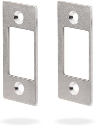 Deadbolt restorer strike plates narrow-side and large-hole