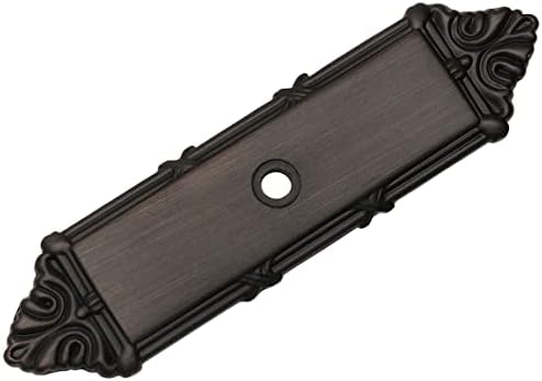 Cosmas 9467ORB Oil Rubbed Bronze Cabinet Hardware Knob Backplate