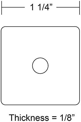 Emtek Sandcast Bronze Square Back Plate for Knob