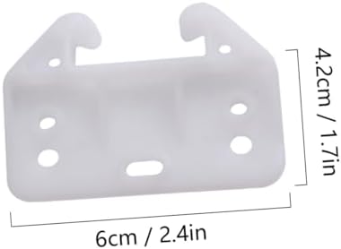 Gadpiparty 7 Holes White Drawer Track Guide for 100 Pack - Perfect for Drawers in Alto Betty Regulations