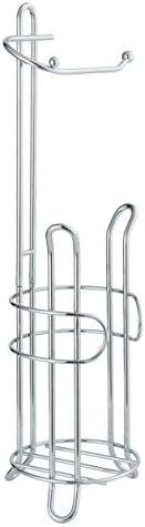 SunnyPoint Bathroom Toilet Tissue Holder Storage Stand Chrome