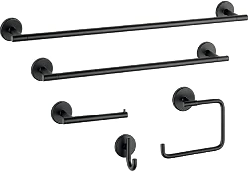 Bathroom Style Towel Hook Matte Black