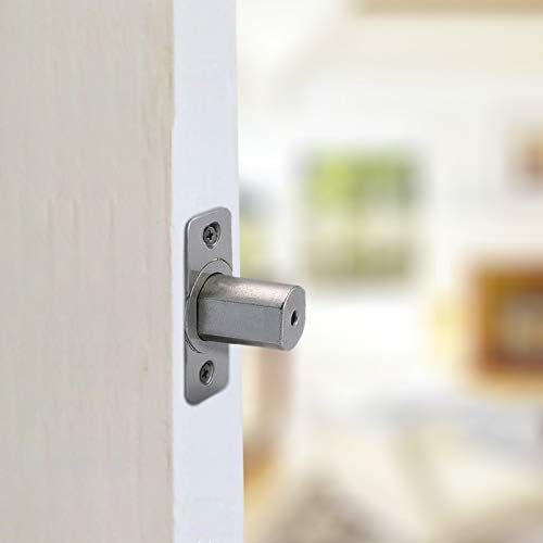 Adjustable Round Corner Latch Polished Brass