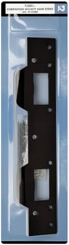 NUK3Y SP550 Combination Security Door Strike for 55-Inch Hole Matte Black
