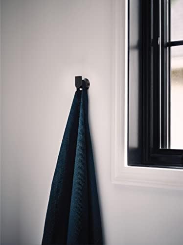 Moen Genta LX Matte Black Modern Single Robe or Towel Hanger
