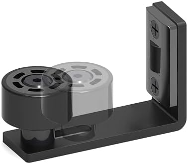 Adjustable Barn Door Floor Guide Black