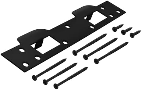 NUK3Y SP550 Combination Security Door Strike for 55-Inch Hole Matte Black