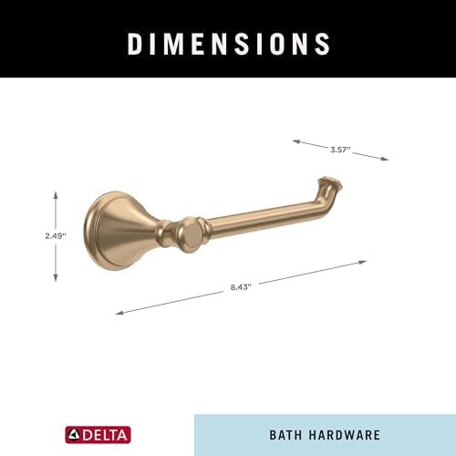 Delta Cassidy Toilet Paper Holder champagne bronze