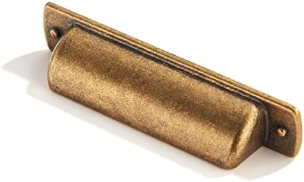 Khtumeware 10-Piece 3 Antique Brass Drawer Pulls for Kitchen Cabinet Handles