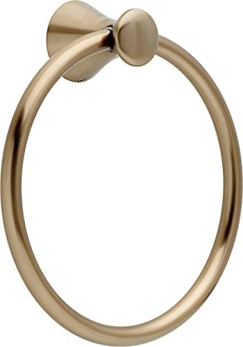 Delta 73846 Bath Towel Ring Elegant Champagne Bronze Design