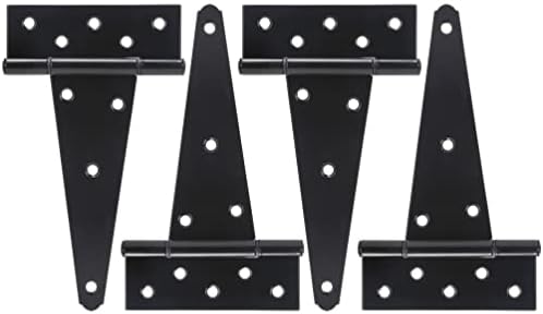SANKINS 8 Inch T-Strap Shed Door Hinges