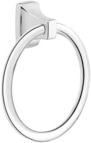Bright Chrome Chrome Towel Ring by Moen