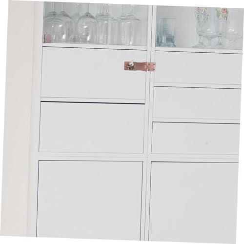 Pool Gate Latch - Heavy Duty Padlock with Hidden Screwainless Steel Door Lock for sheds cabinets Barn Doors