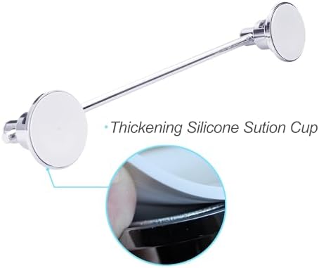 Suction Cup Extendable 17-29 Stainless Steel Towel Bar Chrome Plating