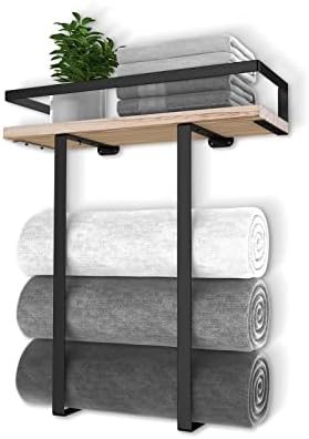 Space-Saving Towel Rack