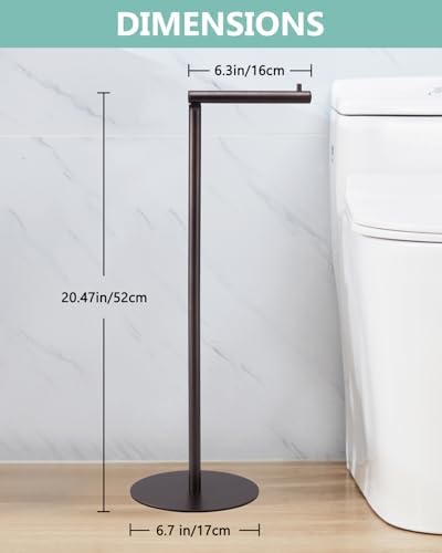 Toilet Paper Holder Space Saving Durable