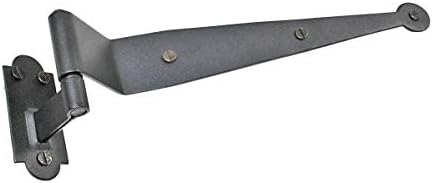 Renovators Supply Black Wrought Iron Hinges 4-Pack