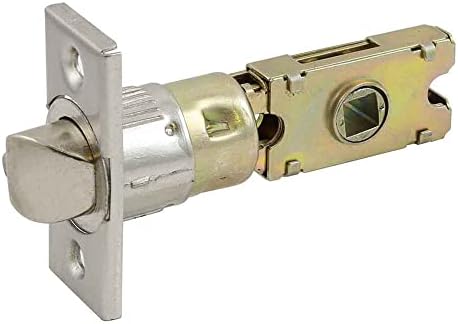 Design House 6-Way Replacement Square Spindle Entry Door Latch SATIN Nickel with 5-Year Warranty