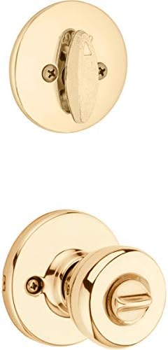 Kwikset 690 Tylo Entry Knob Deadbolt Combo Smooth Entry SmartKey Polished Brass