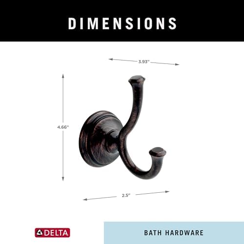 Stylish cassie double towel hook