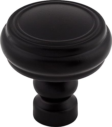 Brixton Flat-Black Knob - Durable Home