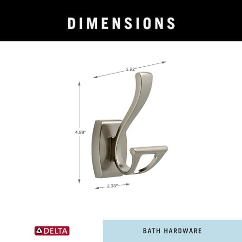 Delta Dansant Towel Hook Bath Organizer with Robe Holder