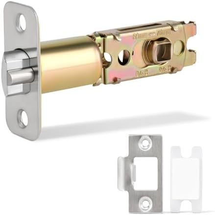 Adjustable 45 Door Lock Deadlatch with Dust Box 201 Stainless Steel
