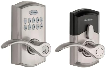 Kwikset SmartCode 955 Keypad Secure Door Entry System with 3-Year Battery Life and High Traffic Durability