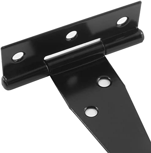 Murtenze 3-Inch T-Strap Barn Door Hinges x6 - Durable Rust-Proof
