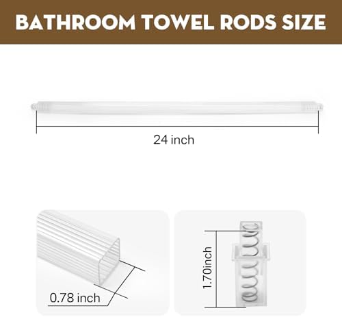 24-Inch Replacement Towel Bar Minimalist Design