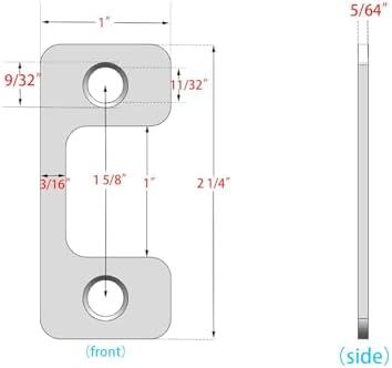 Solve Your Lock Struggles - TDPROMOTO Strike Plate for Exterior Doors