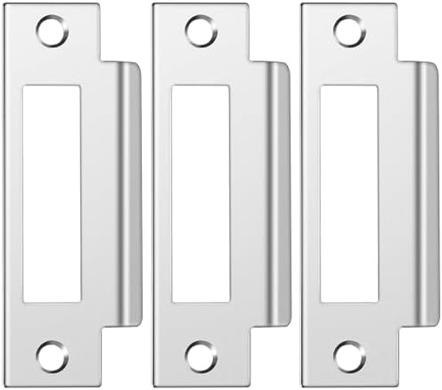 3Pcs Door Strike Plate Set