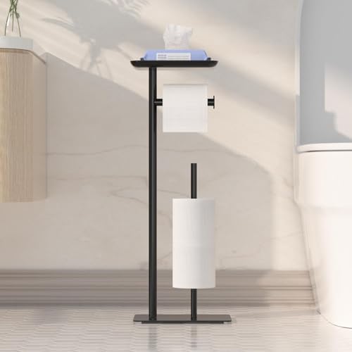 Josmimic Sturdy Toile Paper Holder Holds 4 Rolls Compact Durable