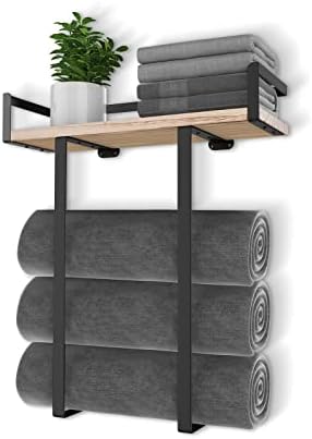 Space-Saving Towel Rack