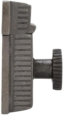 --------Handmade Antique Iron Finish - Secure Closing Cabinet Latch with Windsor Knob Design