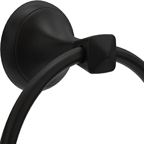 Delta Matte Black Towel Ring