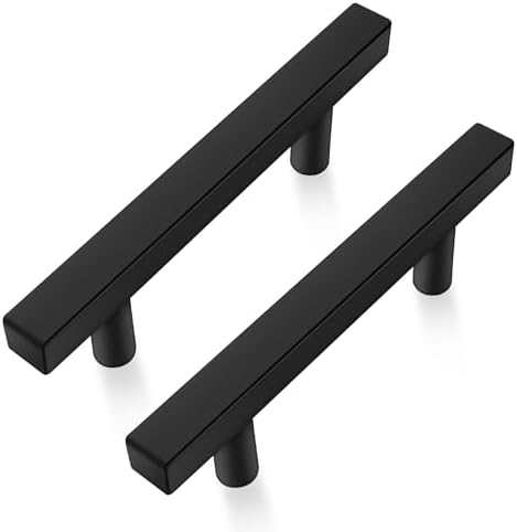 30-Piece 5-Inch Matte Black Cabinet Pulls with 3-Inch Holes