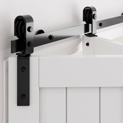 WINSOON 36 Bifold Barn Door Kit with Smooth Performance