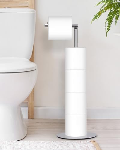 Housen Solutions - Chrome Toilet Paper Holder Stand