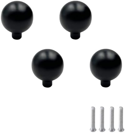 4-Piece Round Ball Cabinet Knobs