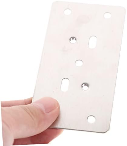 IWOWHERO Stainless Steel Hinge Cover Plate Kit for Doors Drawers and Furniture