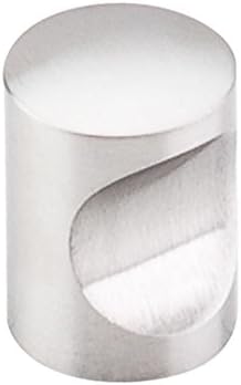 Top Knobs SS21 Stainless Steel Knob - 1316 Inch Diameter Brushed Surface Elevated Kitchen cabinets
