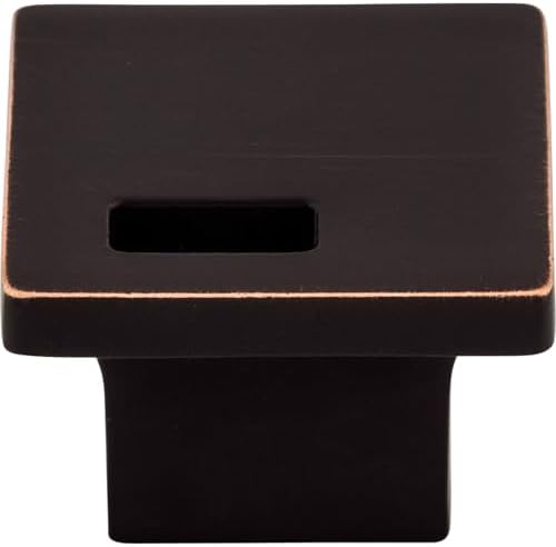 Top Knobs Modern Metro Slot Knob - Tuscan Bronze