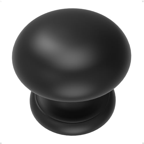 4-Pack Matte Black Large Bifold Knobs