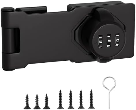 Bifold Door Lock with 3-Digit Password Keyless Design for Cabinets