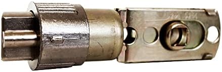 Design House 6-Way Replacement Square Spindle Entry Door Latch SATIN Nickel with 5-Year Warranty