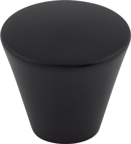 Top Knobs 1-116 Cone Knob Flat Black