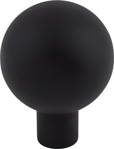 Barrington Brookline Flat Black Knob for Cabinets